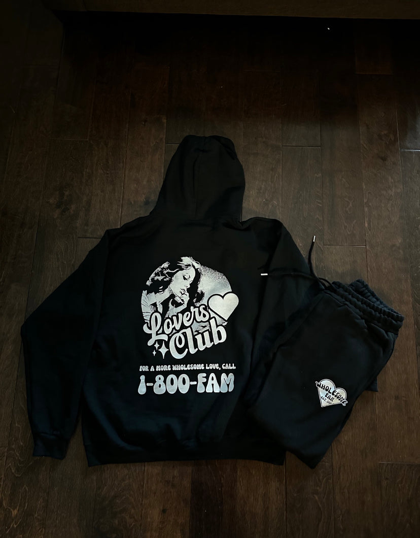LOVERS CLUB HOODIE Black