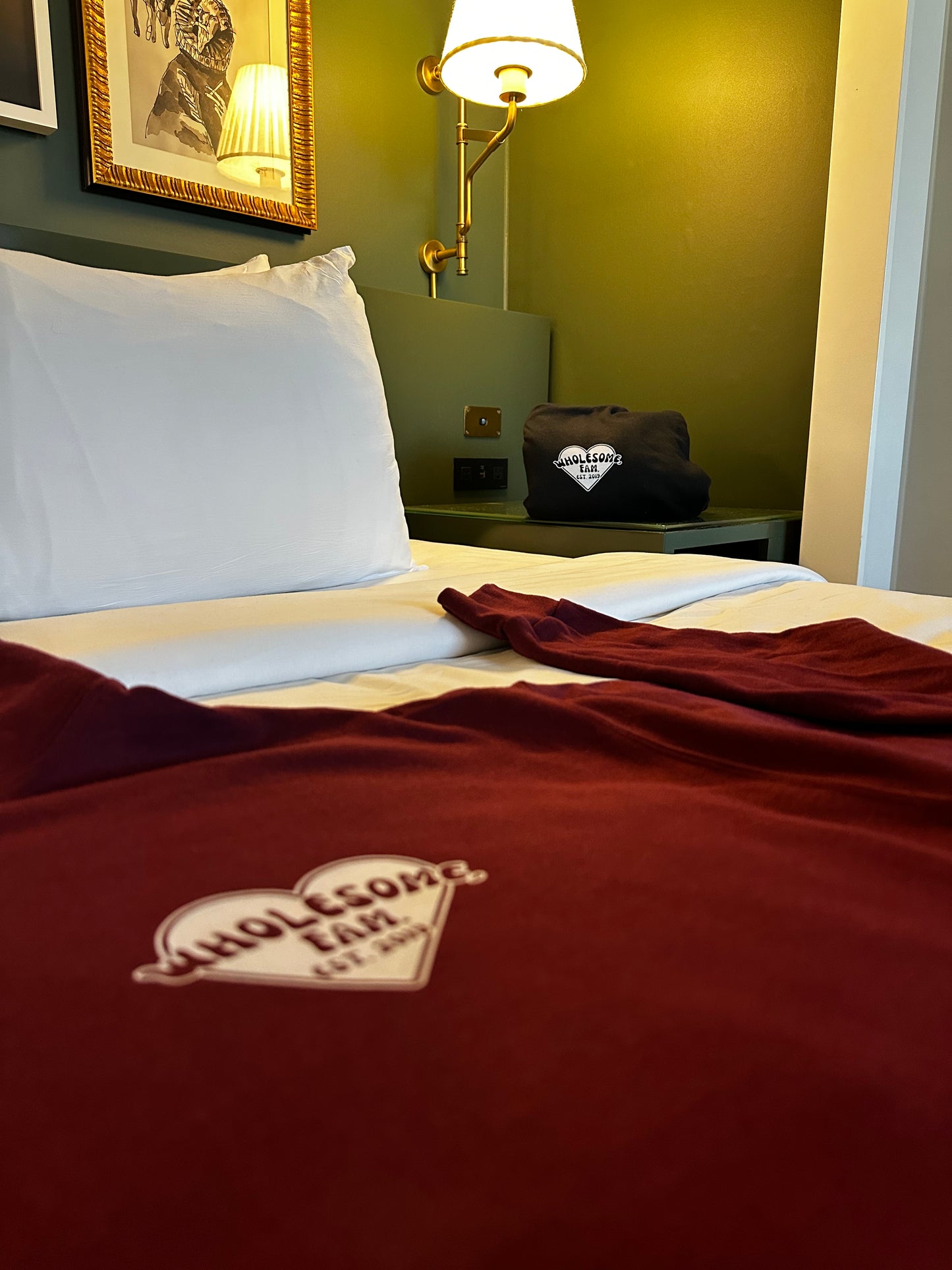 LOVERS CLUB HOODIE Burgundy