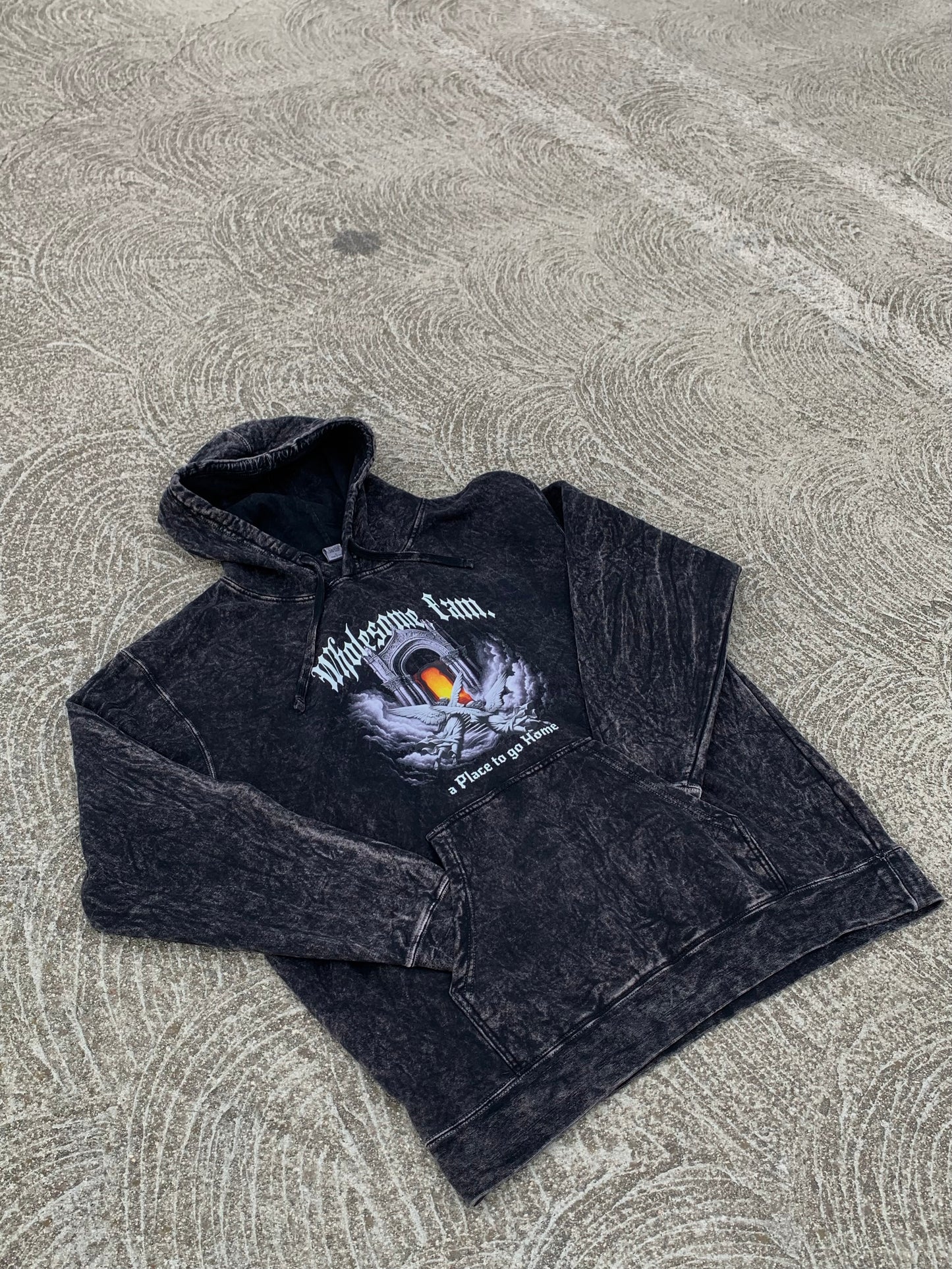 BLACK ACID HOODIE