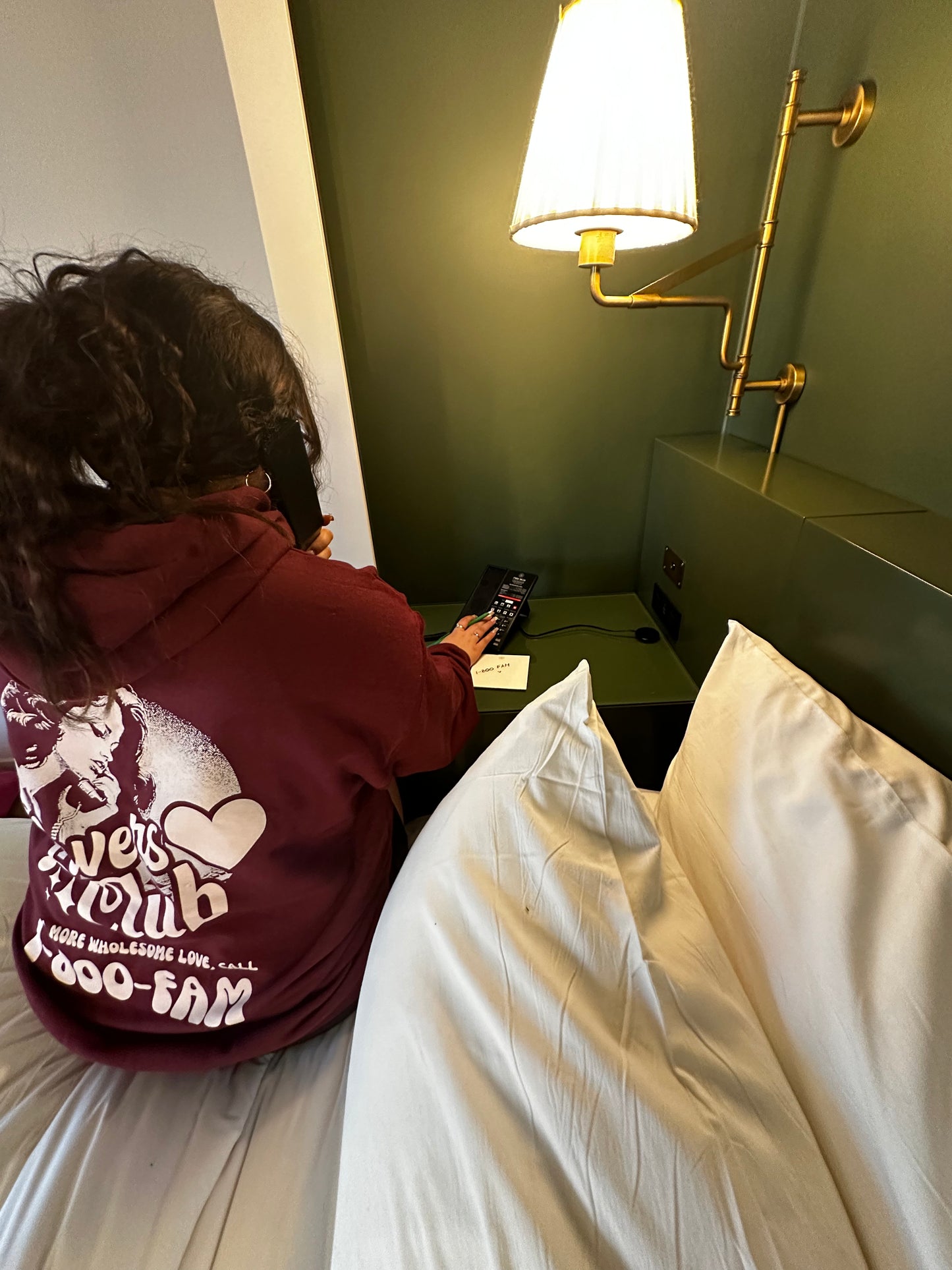 LOVERS CLUB HOODIE Burgundy